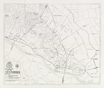  Wandelkaart Rhenen en Omstreken (1:20.000) / Plattegrond Rhenen-stad (1:5.000)