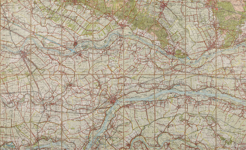  Topografische kaart 1:50.000. Blad 39 (Rhenen W/O)