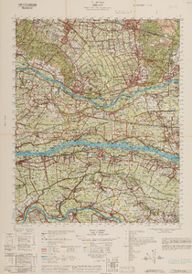  Topografische kaart 1:50.000. Blad 39 (Rhenen O) Dienstgeheim/Restricted