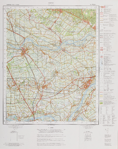  Topografische kaart 1:50.000. Blad 39 (Rhenen W)
