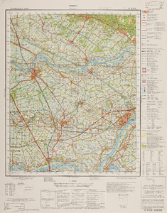  Topografische kaart 1:50.000. Blad 39 (Rhenen W) [Nederlands-Engelse editie]