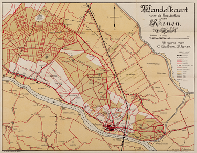  Wandelkaart van de gemeente Rhenen en omstreken (2de druk)