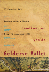  Aankondiging tentoonstelling 'Landkaarten van de Gelderse Vallei' (Henk Deys)