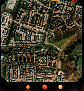  Luchtfoto (kleur) gemeente Doorn: Langbroek-zijde met oa. De Beaufortweg, Langbroekerweg, poortgebouw Huis Doorn (nr. 5859)