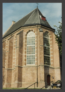  Het koor van de St. Andrieskerk gezien vanaf de Nederstraat.