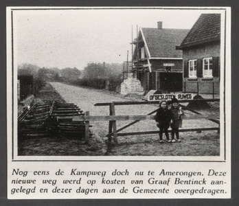  Aanleg van de Van Reede Ginckellaan, destijds Kampweg genoemd.