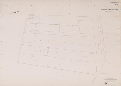  Gemeente Amerongen, sectie G, 4de blad (reproductie). 1:2000