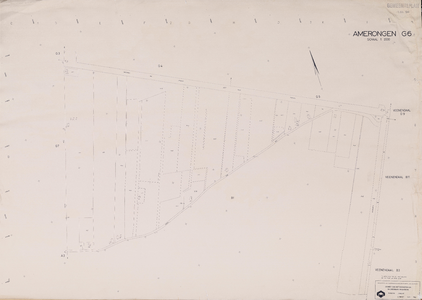  Gemeente Amerongen, sectie G, 6de blad (reproductie). 1:2000