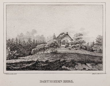  Gezicht op het Jagershuis, ook bekend als het Zwitserse Huis, op de Darthuizerberg te Darthuizen bij Leersum