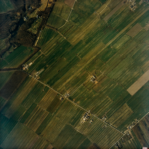  Luchtfoto van de gemeente Leersum met gebied rond de Goyerdijk met huis Broekhuizen (serie II, 303)