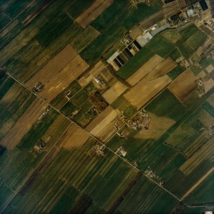  Luchtfoto van de gemeente Leersum met gebied rond de Goyerdijk en de Broekweg (serie II, 311)