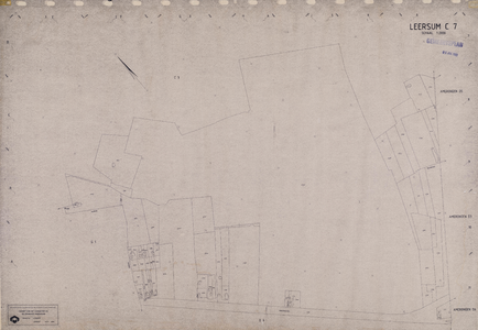  Kadastrale gemeente Leersum, sectie C, blad 7 (gemeenteplan) (reproductie)