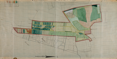  Manuscriptkaart van bosopstanden en ander grondgebruik van landgoed Broekhuizen te Leersum