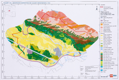  Project Archeologische verwachtingskaart gemeente Wijk bij Duurstede: kaart 2B - geomorfologische kaart Berendsen 1982