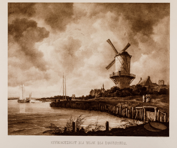  De molen bij Wijk bij Duurstede (fotogravure)