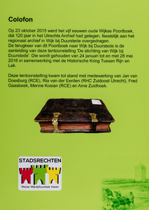  Informatie-blad expositie 'De stichting van Wijk bij Duurstede' in Museum Dorestad (2)