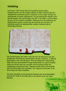  Informatie-blad expositie 'De stichting van Wijk bij Duurstede' in Museum Dorestad (3)