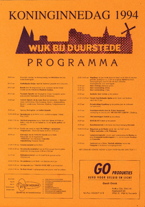  Programma Koninginnedag 1994