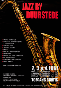  Aankondiging Jazz by Duurstede op 2, 3 en 4 juni (2000)
