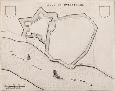  Plattegrond van de vesting Wijk bij Duurstede