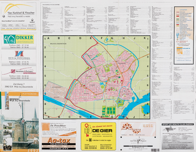  Plattegrond van Wijk bij Duurstede