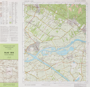  Topografische kaart 1:25.000, blad 39B (Wijk bij Duurstede)