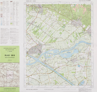  Topografische kaart 1:25.000, blad 39B (Wijk bij Duurstede)