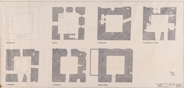  Donjon huis Duurstede: bestaande toestand plattegronden (2)