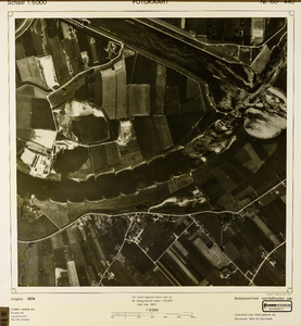  Luchtfoto-fragment topografische kaart 1:25.000 (blad 39A, Wijk bij Duurstede) (nr. 150-440)