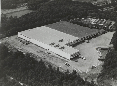  Centraal magazijn J. P. Weijers tapijtfabriek te Maarsbergen.