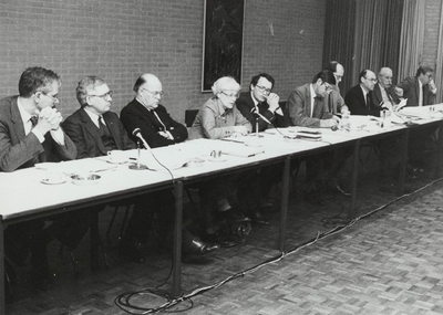  Vergadering van de Streekraad Zuid-Oost Utrecht onder voorzitterschap van burgemeester de Stigter.