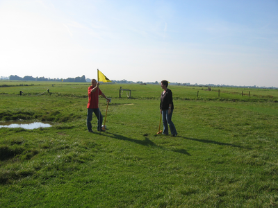  Uitje ambtenaren Algemene Zaken Maarn, boerengolf