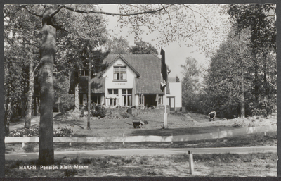  Huize 'Klein Maarn', tot enige jaren na de tweede wereldoorlog in gebruik als pension.Daarna in gebruik als woning