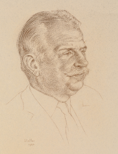 Portret van burgemeester G.A.W.C. van Hemert tot Dingshof van Maarn (1951-1980)