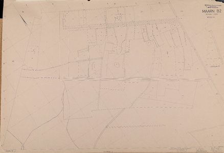  Kadastrale gemeente Maarn: Sectie B, 2de blad (reproductie)