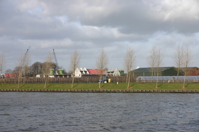  De wijk de Stenen in aanbouw, gezien vanaf het Amsterdam-Rijnkanaal