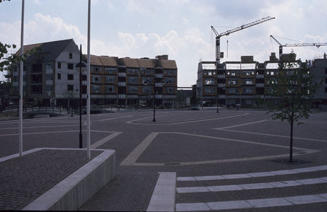  Het Rond in aanbouw met links Kooikerseind en in het midden Wernaarseind.