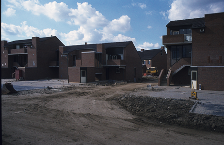  Woningen aan de Randhoeve tijdens de bouw.