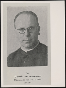  Cornelis van Amerongen, missionaris van het H. Hart in Brazilië