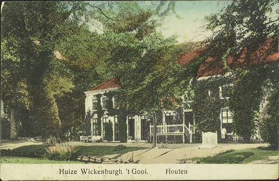  De voorgevel van het landhuis Wickenburgh.