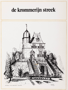  Omslag kalender 'De Krommerijn streek' met binnenin reproducties van oude afbeeldingen van plaatsen en gebouwen uit ...