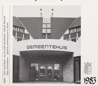  Omslag 'Kalender 1983' met binnenin afbeeldingen van plaatsen en boerderijen binnen de gemeente Houten