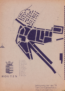 Locatie voorzieningen in het in uitvoering zijnde plan Den Oord in de kern Houten