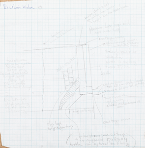  Werktekening bouwhistorisch onderzoek boerderij Het Rechthuis van Wulven te Houten (no. 1)