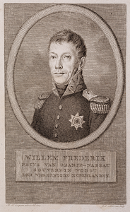  Portret van Willem Frederik (1772-1843), prins van Oranje-Nassau, souverein vorst der Verenigde Nederlanden