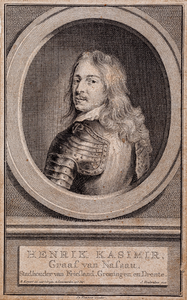  Portret van Hendrik Casimir (1612-1640), graaf van Nassau, stadhouder van Friesland, Groningen en Drenthe