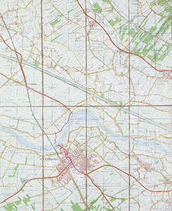  Topografische kaart 1:25.000. Blad 39A (Culemborg)