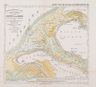  Hydrographische kaart van de zeegaten van Goeree en de Maas