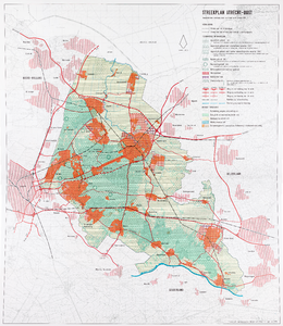  Kaart behorend bij het door Provinciale Staten van Utrecht op 18 februari 1978 vastgestelde Streekplan Utrecht-Oost