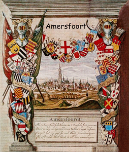  Gecompileerde wapen- en afbeeldingenkaart van Amersfoort